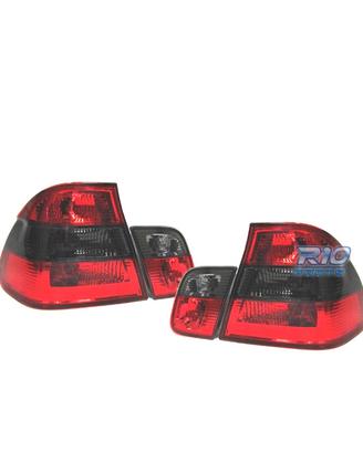 FANALI BMW E46 98-01 ROSSO AFFUMICATO
