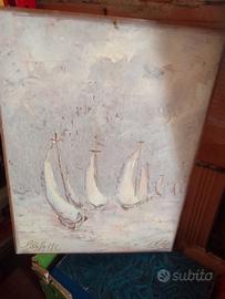 Quadro di Bisotti Luigi 1983 "Oceano"