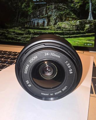 SIGMA 24-70 MM F3,5-5,6 ASPHERICAL PER CANON AF