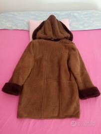 cappotto in vera pelliccia di Montone