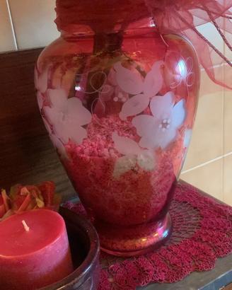 vaso in cristallo 