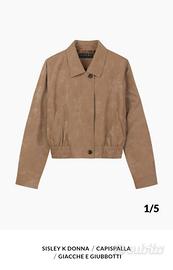 Giubbotto in tessuto spalmato Sisley