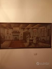 quadro gigante vintage 