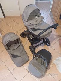 Trio Pali Diamond sabbia/nero