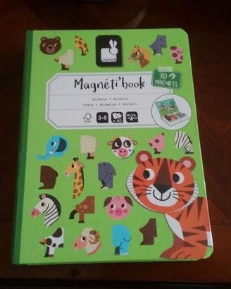 Gioco magneti book  animali Janod