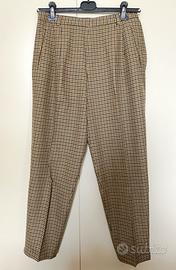 Pantaloni lana pied-de-poule Elizabeth Ascot