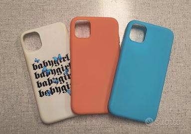 Cover per Iphone 11, silicone, vari colori, nuove