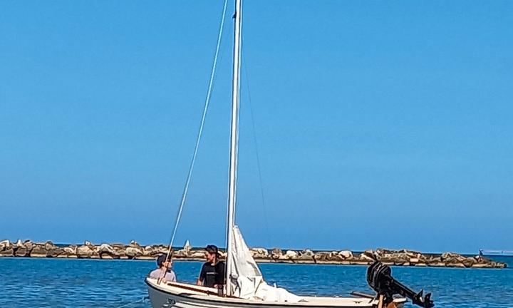 Barca a vela e motore poliedrica Delfino 440