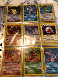 Set rocket Pokèmon  semi completo