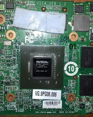 Scheda video nVidia 9600 GT 512MB MXM II NUOVA