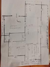 Trilocale 85 metri quadri , ristrutturato