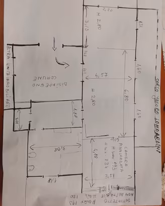 Trilocale 85 metri quadri , ristrutturato