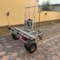 Carrello porta moto trasversale
