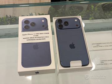 Apple iPhone 17 Pro Max 256GB - SOLO ATTIVATO