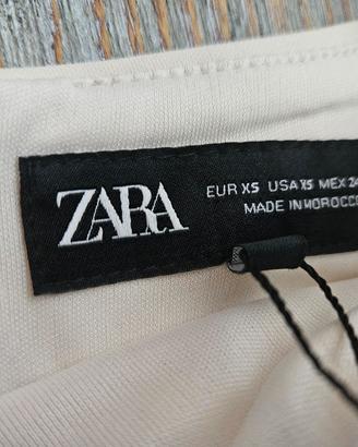 Vestito a tubino beige Zara taglia XS
