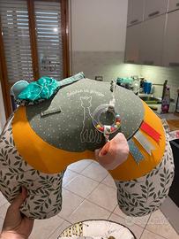 Cuscino bimbi tummy time la giraffa