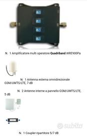 SISTEMA PER LA RIPETIZIONE DEL SEGNALE GSM/UMTS/LT