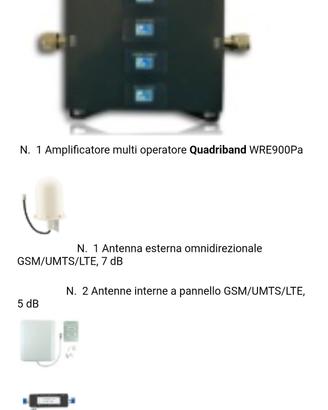 SISTEMA PER LA RIPETIZIONE DEL SEGNALE GSM/UMTS/LT