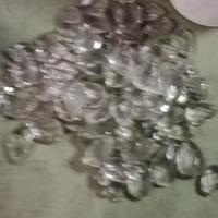 Lotto gocce vetro trasparenti x lampadario