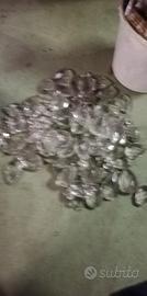 Lotto gocce vetro trasparenti x lampadario