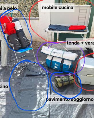 Tenda campeggio Arpenaz family 4.1 F&B