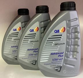 3 confezioni olio Q8 10w40 advanced plus