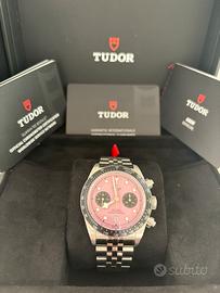 Tudor pink black bay chrono M79360