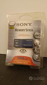 Memory Stick Sony 128mbnuova sigillata
