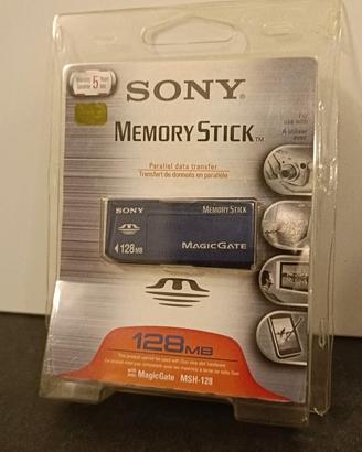Memory Stick Sony 128mbnuova sigillata