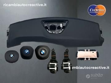 Bmw X1 U11 Kit Airbag con Cuciture Completo crusco