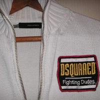 Dsquared2 maglione cotone bianco