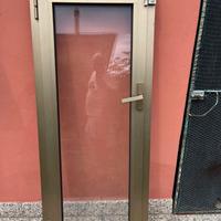 Finestra alluminio anodizzato con vetrocamera