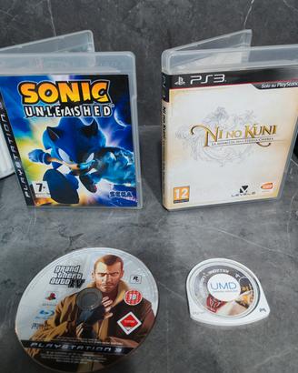 Giochi Ps3 e PsP
