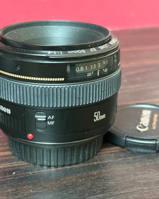 Canon obiettivo EF 50mm F 1.4