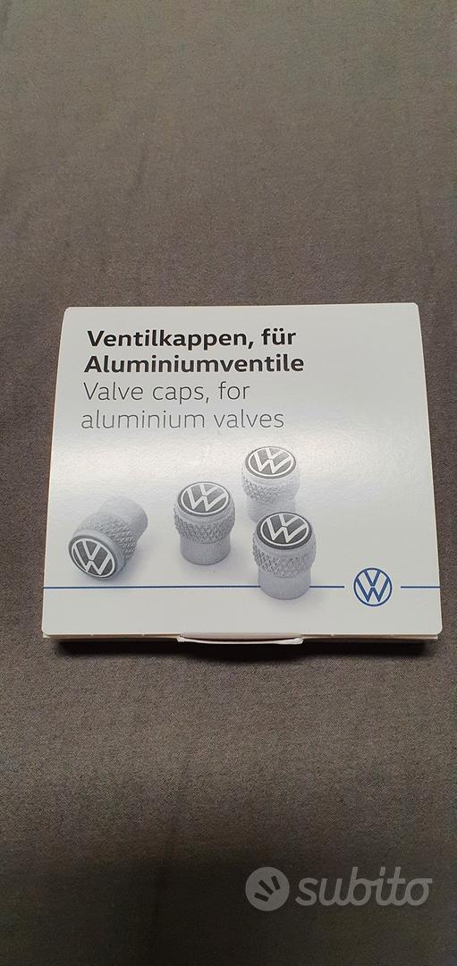 Tappi Valvole Alluminio Volkswagen 000071215E - Set Da 4 Con Logo VW, Universali Per Auto - Foto 8