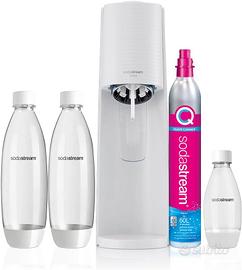 SodaStream Terra Megapack, Gasatore Acqua, 2 Botti