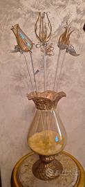 vaso in vetro di murano