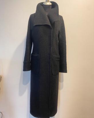 Paola Prata Cappotto Vintage Nero tg.42