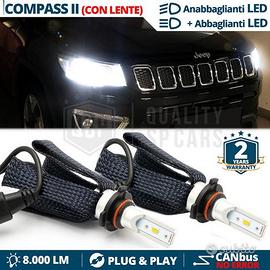 Kit LED HB3 per Fari JEEP COMPASS 2 CANbus 8000LM