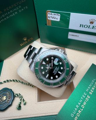 Rolex Submariner Date ref:116610LV “HULK” 2020