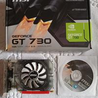 Scheda video MSI GeForce GT 730 4GB  4 Giga Nuova