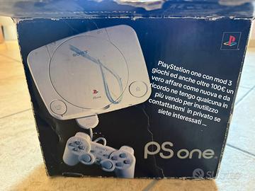 PlayStation one con mod tre giochi