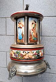 Portasigarette con carillon Love story, anni 60/70