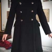 Cappotto svasato nero