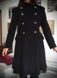 Cappotto svasato nero