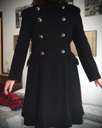 Cappotto svasato nero
