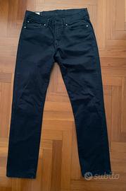 Levi's 511 Slim Fit Uomo W32 L32 Blu Scuro