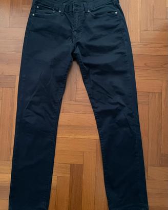 Levi's 511 Slim Fit Uomo W32 L32 Blu Scuro
