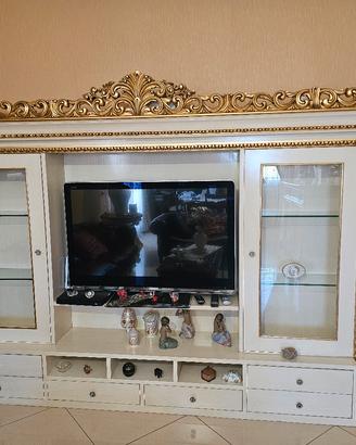 parete attrezzata con vano porta tv