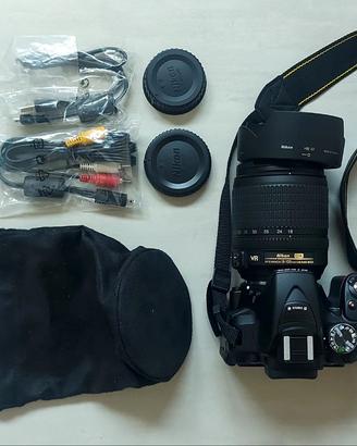 Nikon 5300+18-105 VR, imballo originale+accessori